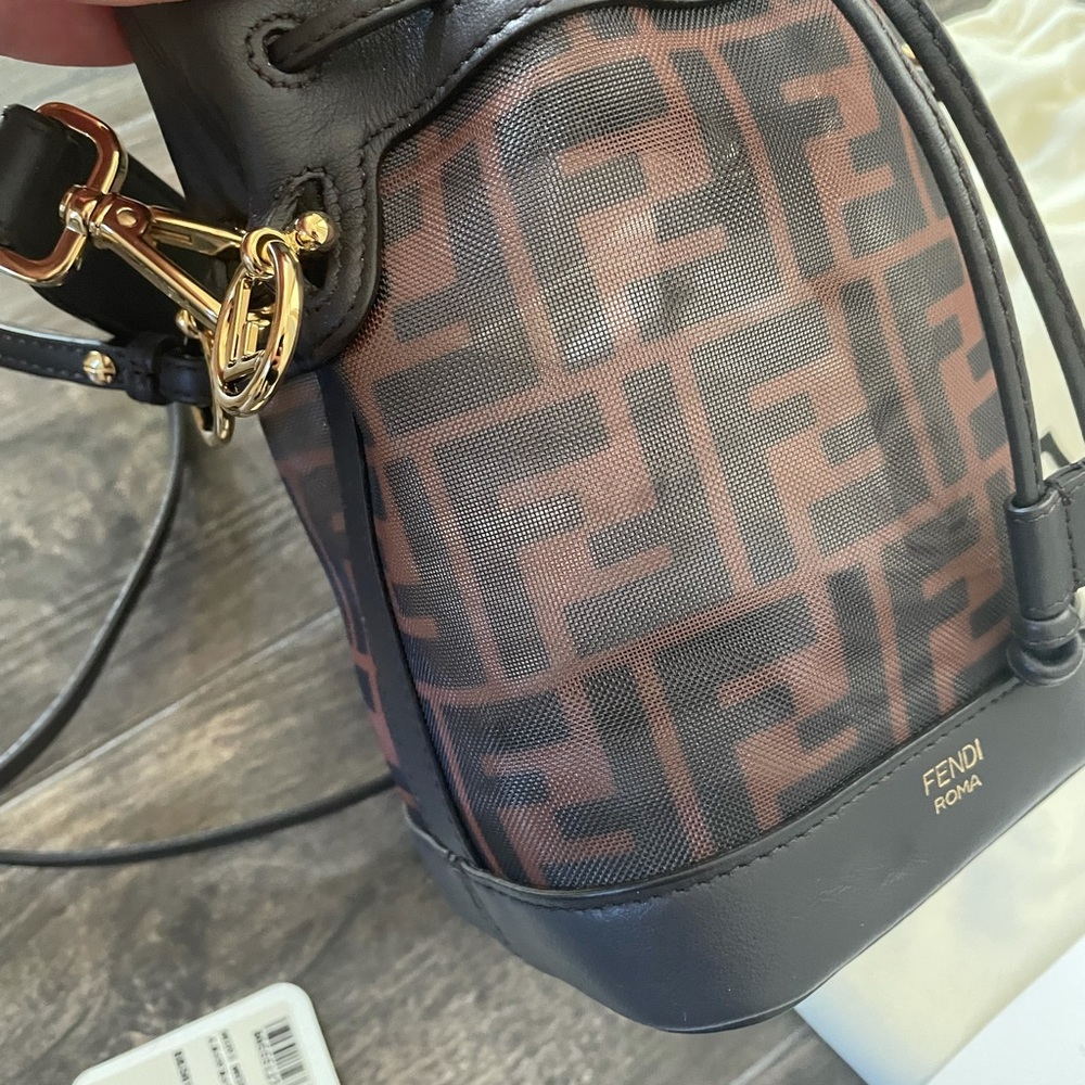 Fendi Zucca mesh Mon Tresor mini/bucket - Picture 4 of 16